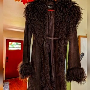 Chocolate brown Suede jacket